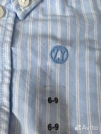 Рубашка новая Португалия 6-9 мес