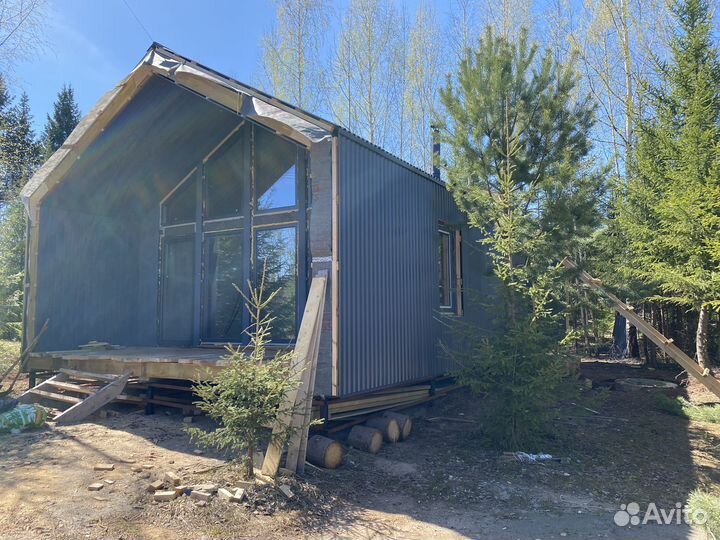 Построим дом в стиле Барн хаус или А-Фрейм