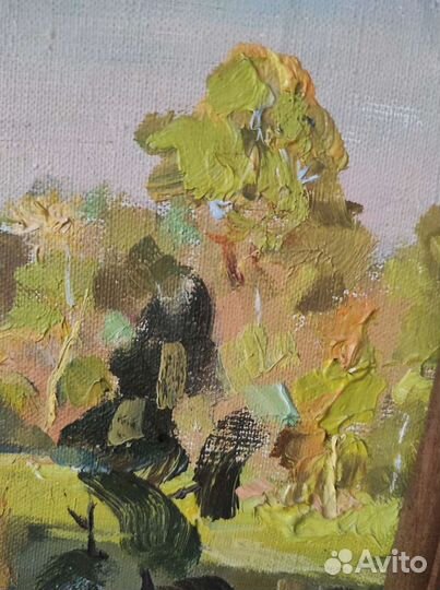 Картина маслом на холсте пейзаж