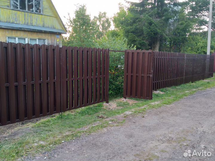 Забор из профнастила