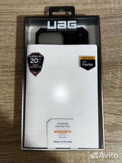 Чехол на iPhone 13 pro max UAG monarch kevlar