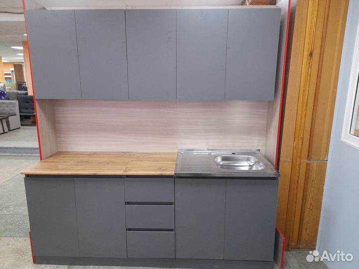 Кухонный гарнитур Графит. Новый