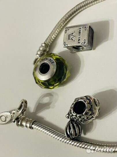 Украшение шарм Pandora и браслет