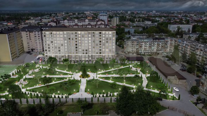 1-к. квартира, 49,2 м², 6/10 эт.