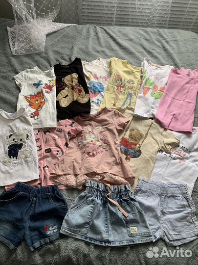 Детские вещи пакетом для девочки 3-4 года