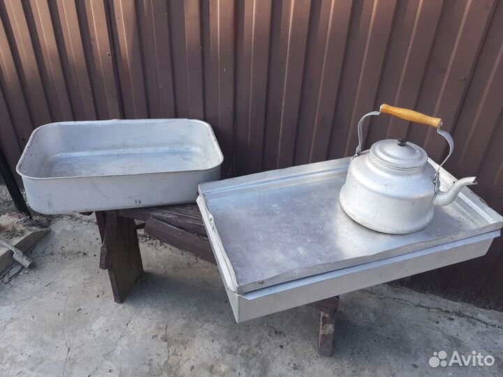 Лоток алюминиевый пищевой СССР