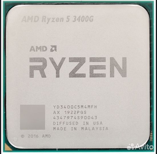 Процессор amd ryzen 5 3400g