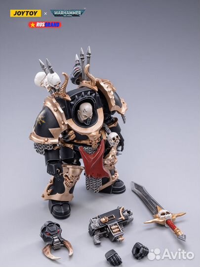 Joytoy Warhammer 40k Black Legion Brother Gnarl