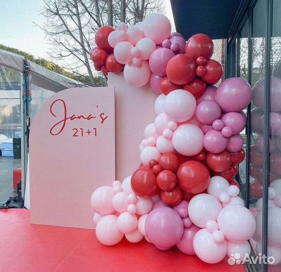 Фотозоны из воздушных шаров