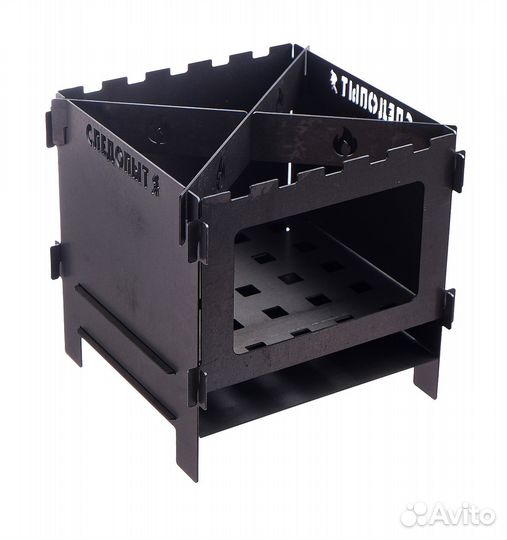 Печь-щепочница следопыт, 154х154х150 мм