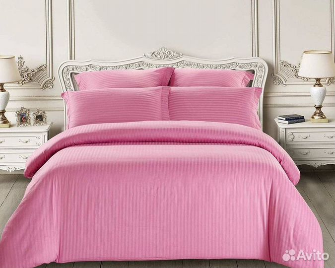 Постельное белье евро с готовым одеялом