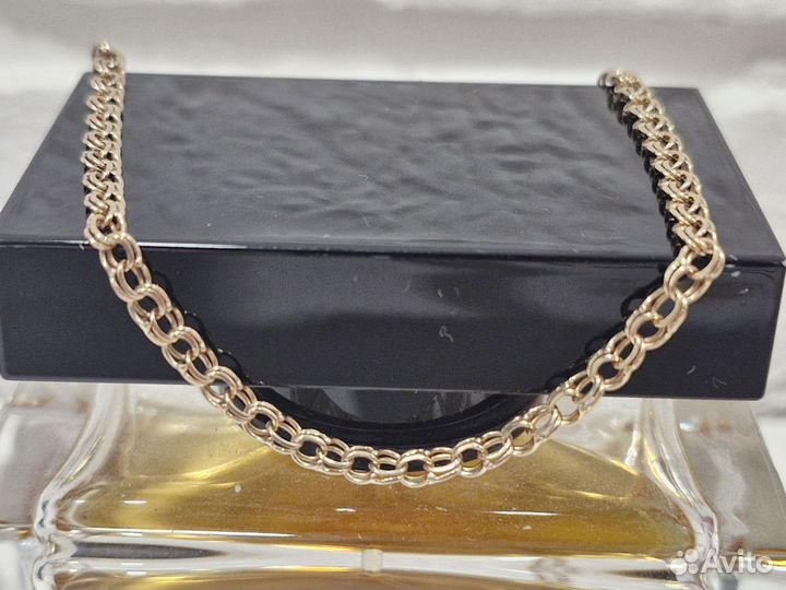 Золотая цепь 585 пробы 8.9 грамма 65см
