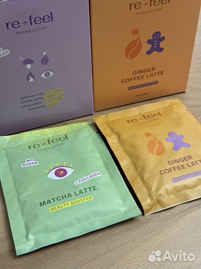 2 пачки refeel