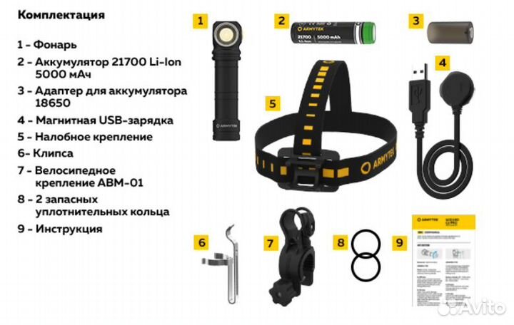 Фонарь Wizard C2 Pro MAX Белый Armytek F06701C