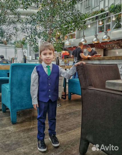 Комплект брюки/жилет Next (110) + брюки (104)