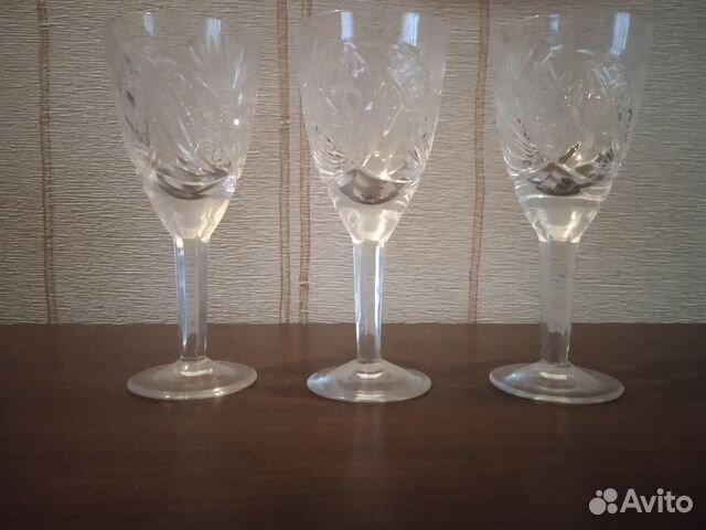 Рюмки фужеры СССР хрусталь
