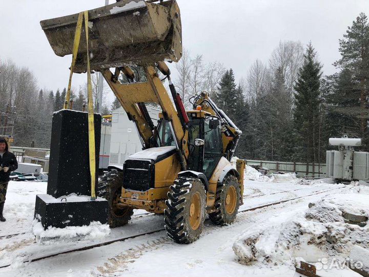 Услуги экскаватора погрузчика, гидромолот, ямобур