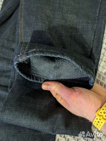 Джинсы утепленные мужские 48 50