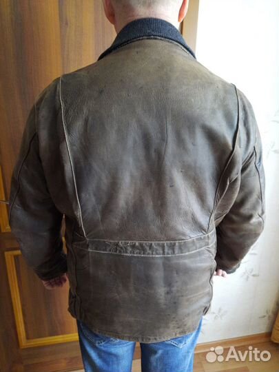 Куртка кожаная летная ввс СССР шевретка