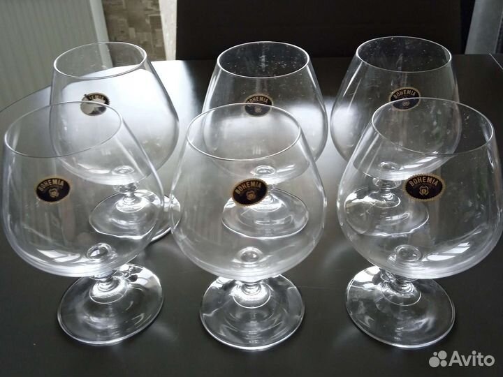 Бокалы Богемское стекло