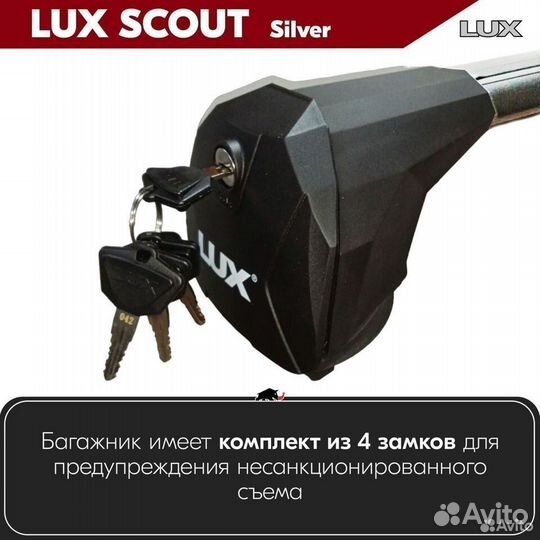 Багажник LUX Scout S на Hyundai Creta 2 2021