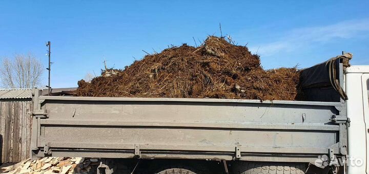 Навоз перегной земля опилки