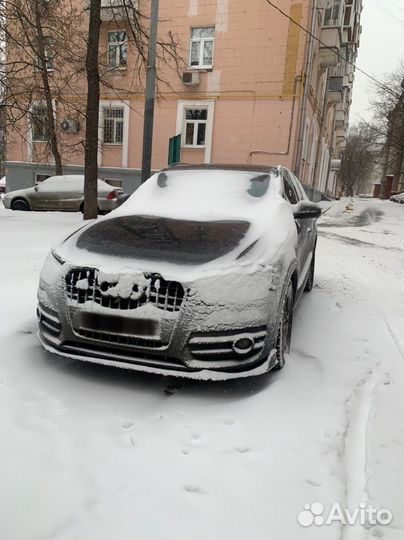 Сплиттер губа переднего бампера audi