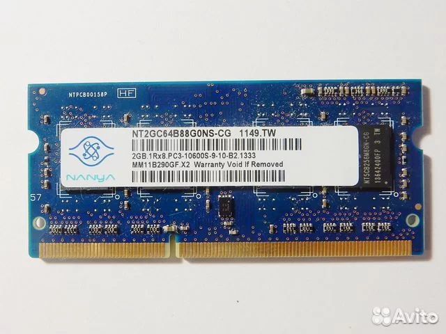 Память для ноутбуков DDR2 и DDR3