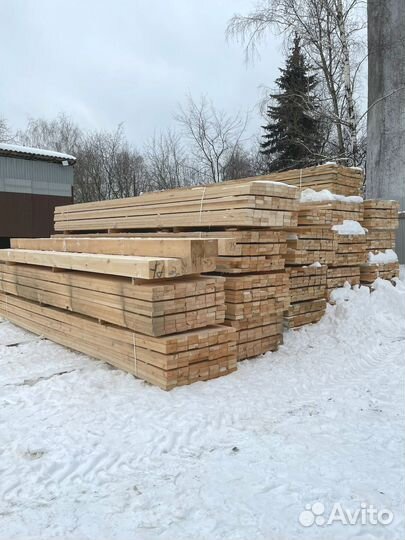 Доска обрезная 50х150х6000мм с доставкой