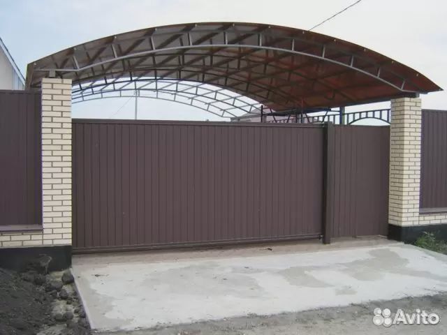 Откатные ворота под ключ