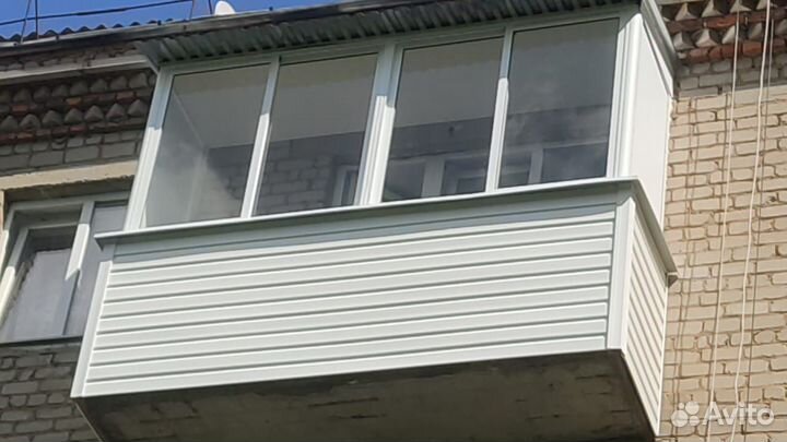 Остекление балконов и лоджий под ключ