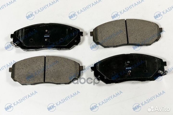 Колодки тормозные, передние (с антискрипной