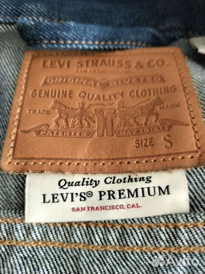 Джинсовая куртка женская levi's