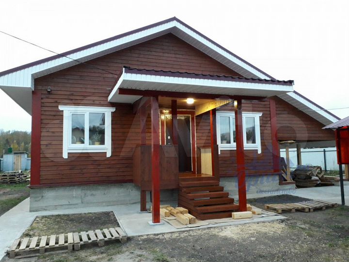 Коттедж 110 м² на участке 10 сот.