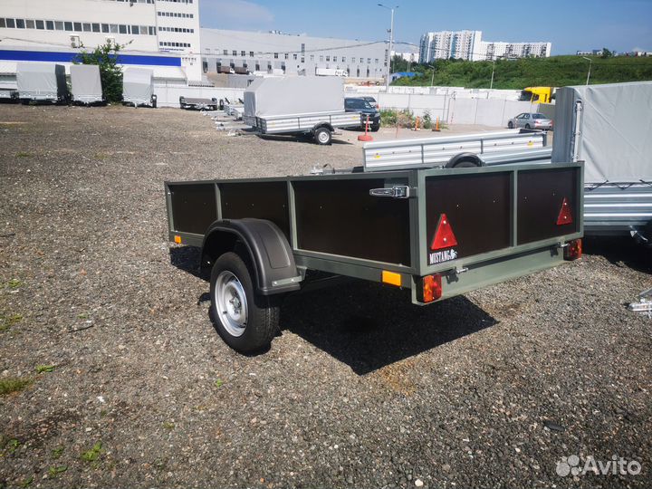 Прицеп 2.5х1.3 мустанг борт фанера 253