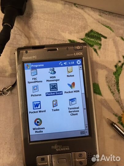 Кпк Fujitsu Siemens Pocket loox 720