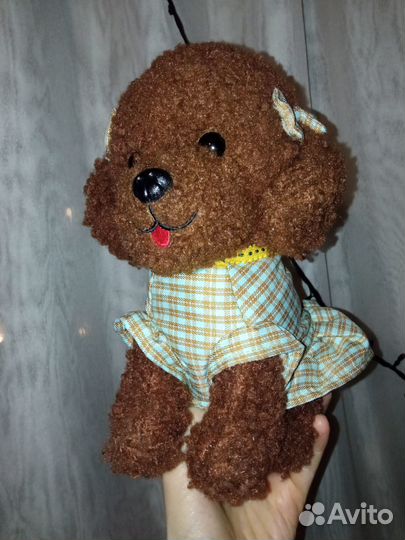 Мягкая игрушка собачка в платье