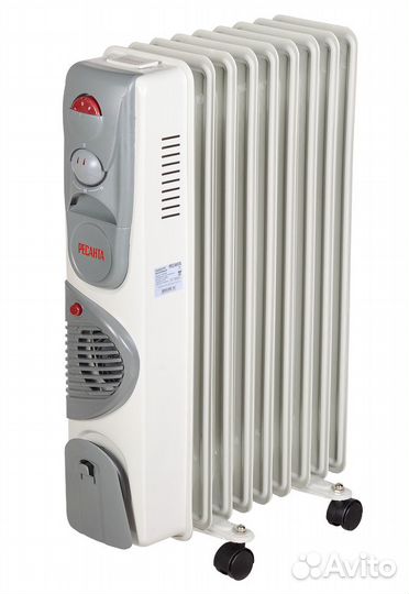 Масляный радиатор ресанта ом-9нв с вентилятором