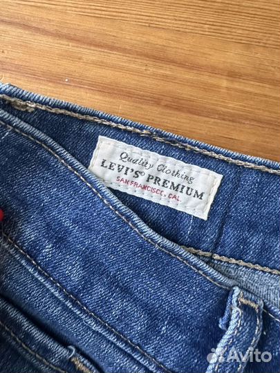 Джинсы levis 710 super skinny