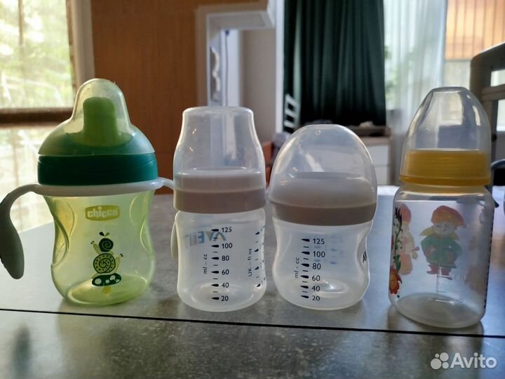 Детские бутылочки, поильник, ниблер