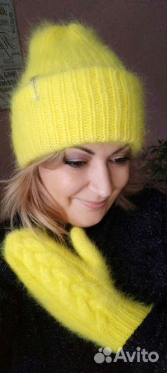 Комплект Зима (шапка и варежки)