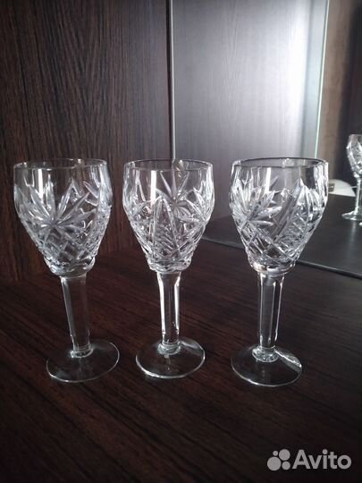 Хрустальные рюмки СССР