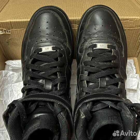 Кроссовки nike air force 1 high black оригинал