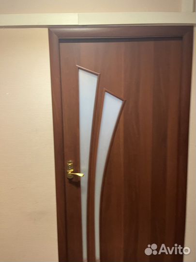 Двери с коробкой наличниками ручками