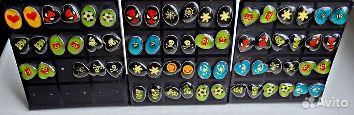 Новые сережки - гвоздики