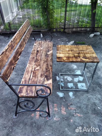 Лавка для сада и домовой территории под заказ