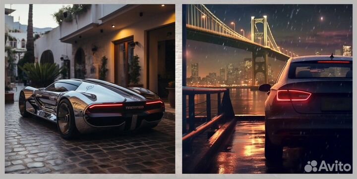 Картины машин на холсте суперкар