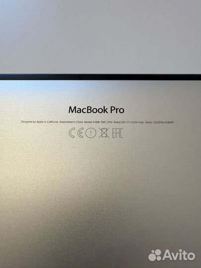 Apple MacBook Pro 15 (Mid 2015)