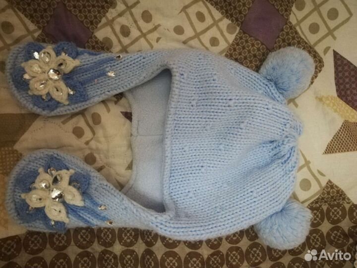 Шапки на девочку 5-6лет