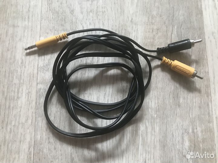 Кабель 3.5 jack 2 rca Microlab